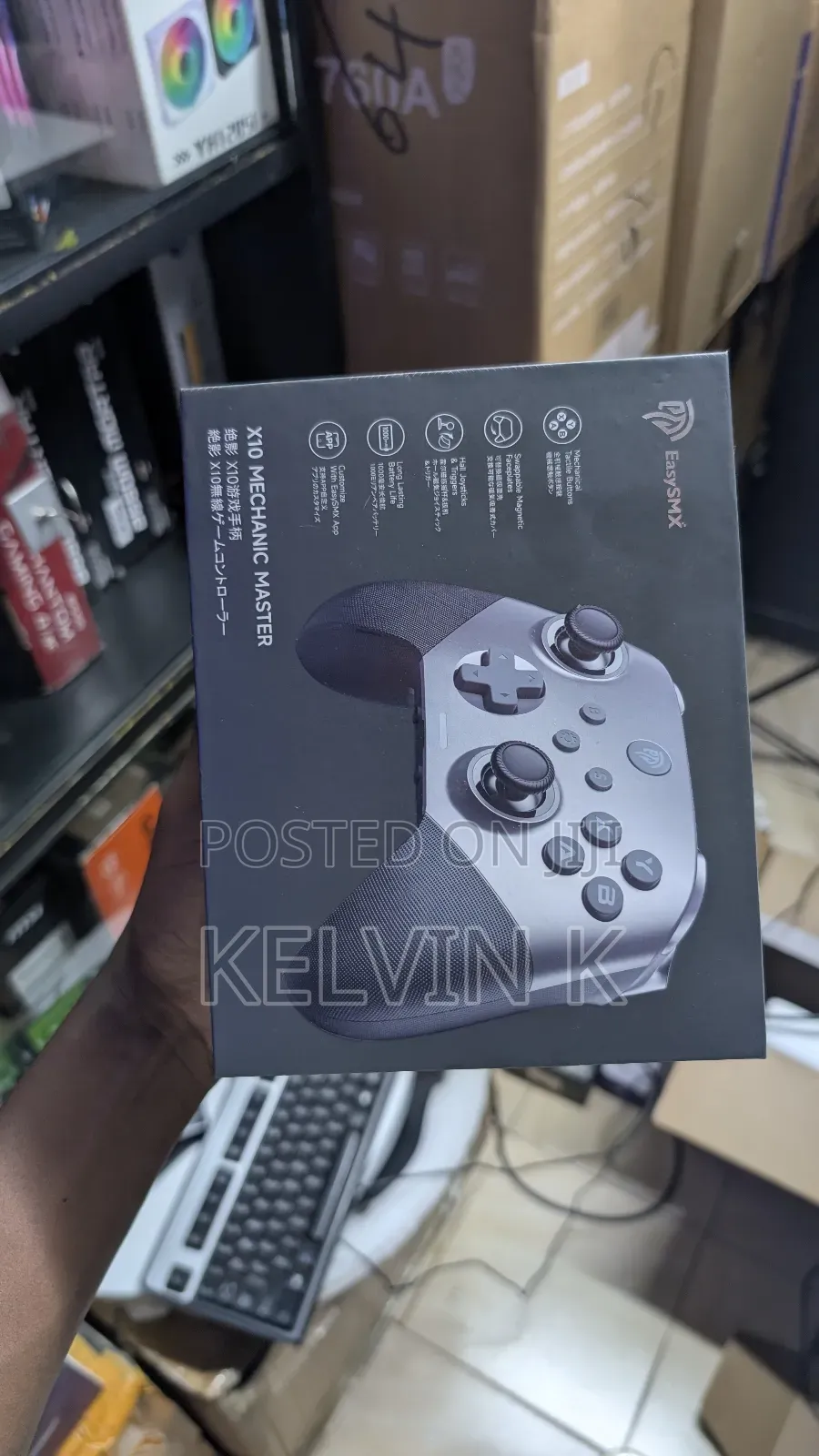 Easysmx X10 Hall Effect Controller for Pc,Nintendo and Mobile