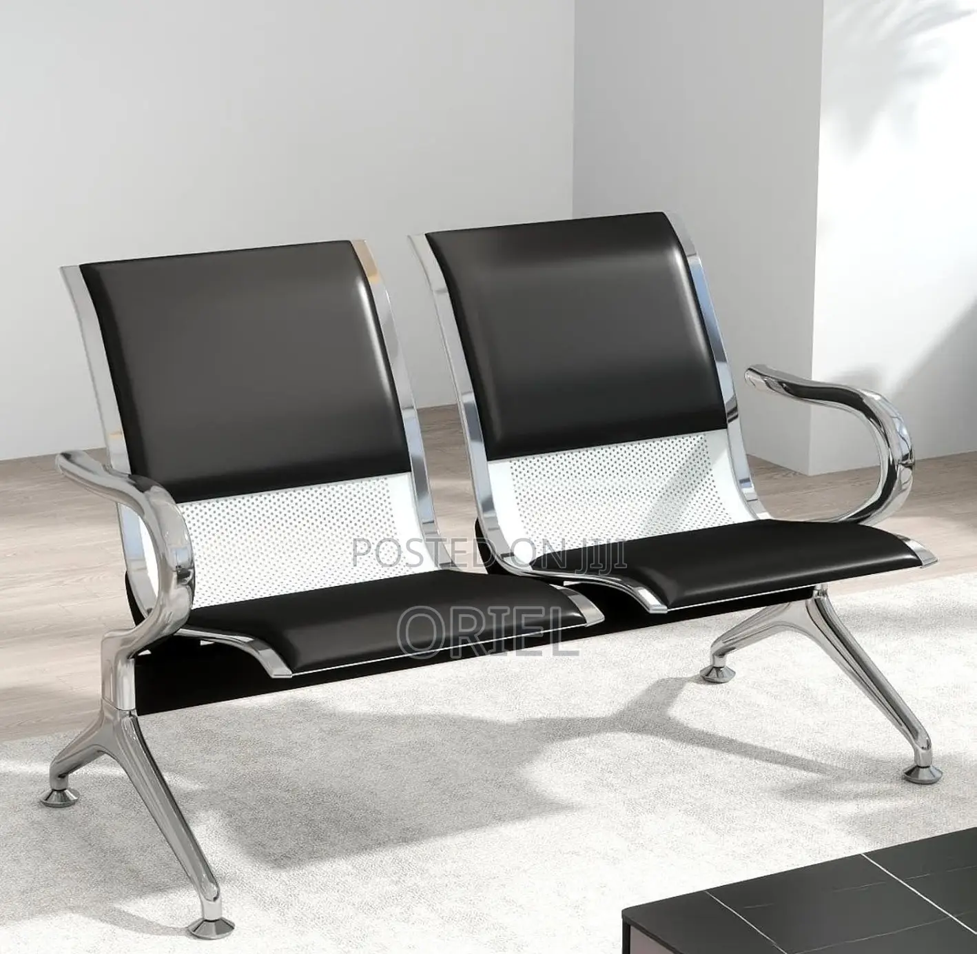 Benches; Premium 2-Seater Waiting Room Reception Bench