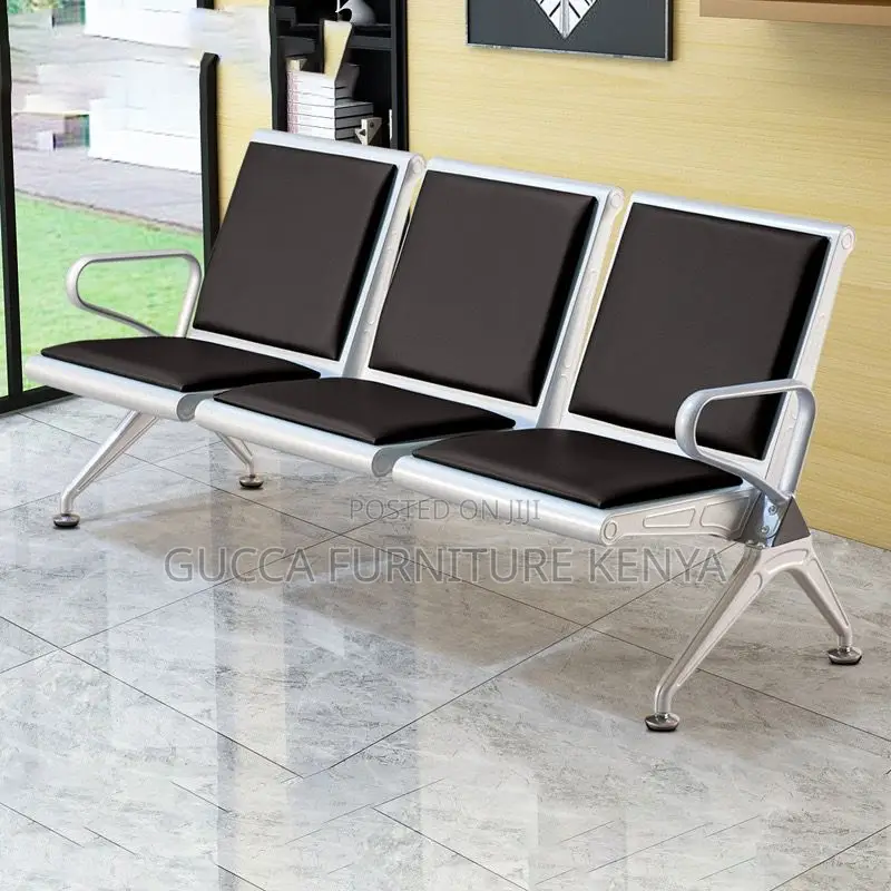 3-link Padded Office Reception Bench