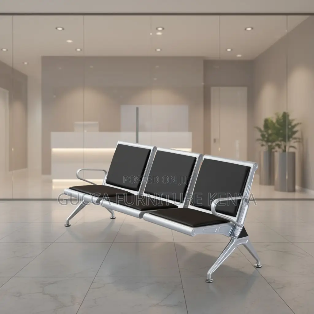 3-link Padded Office Reception Bench