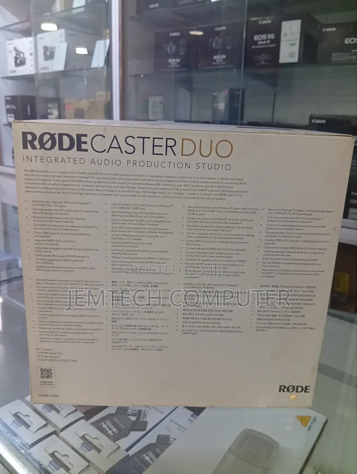 Rode Rodecaster Duo Integrated Audio Production Studio (Black)