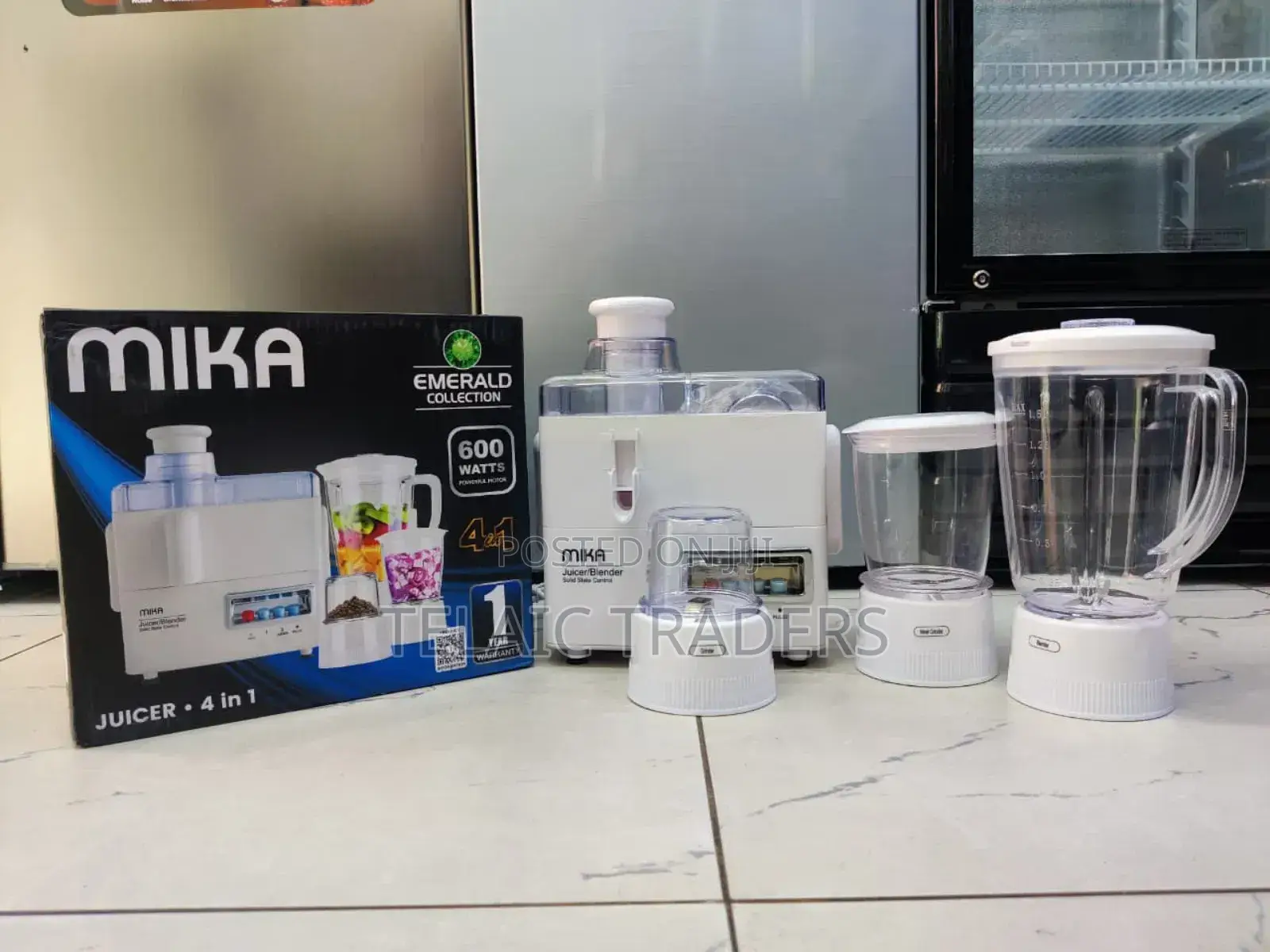 Mika 4in1 Juicer, Blender, Grinder, Mincer