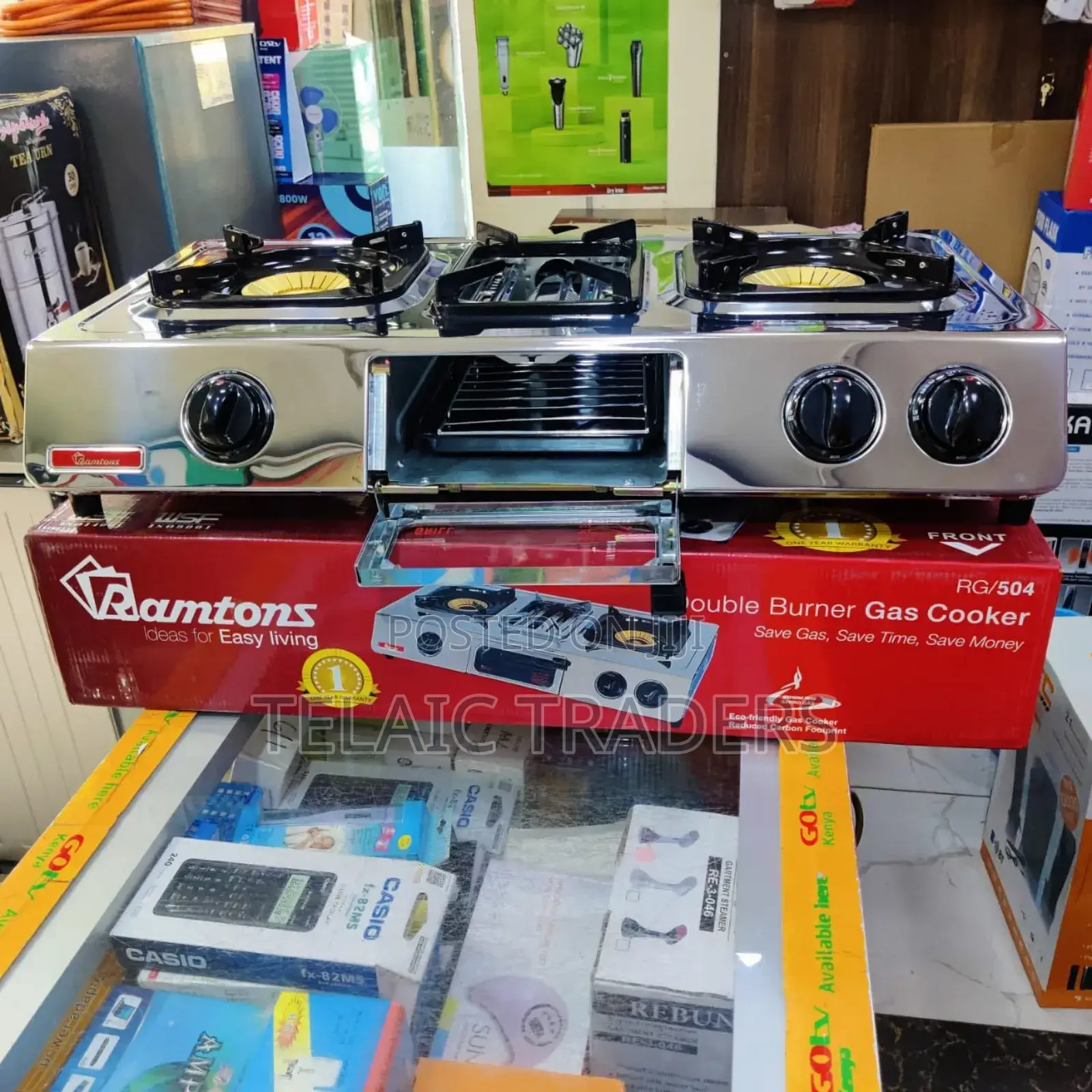 Ramtons 2burner With Grill Rg504