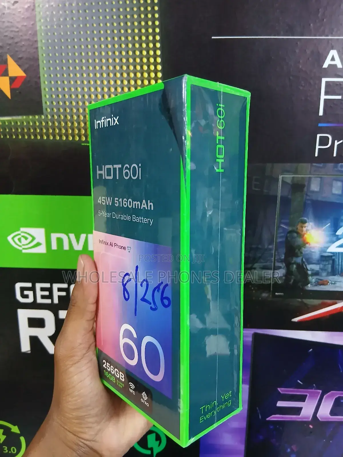 New Infinix Hot 60i 256 GB Green