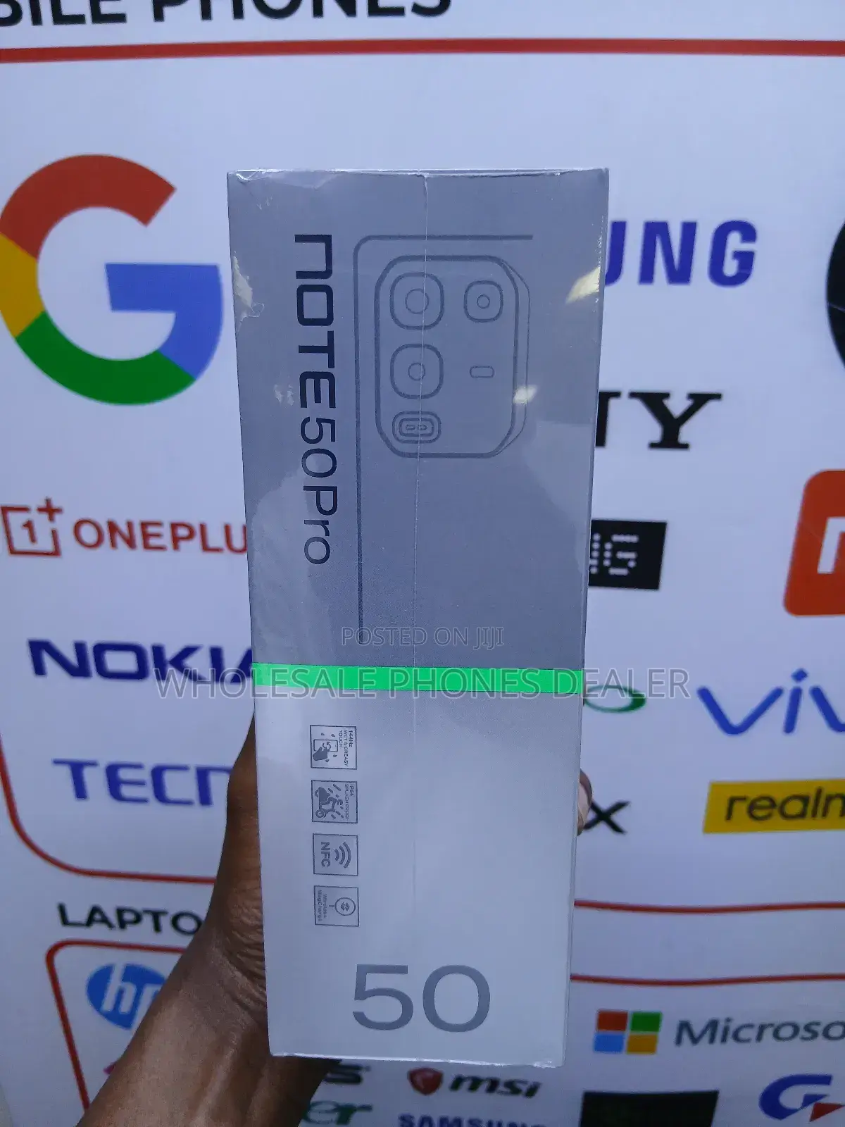 New Infinix Note 50 Pro 256 GB Gray