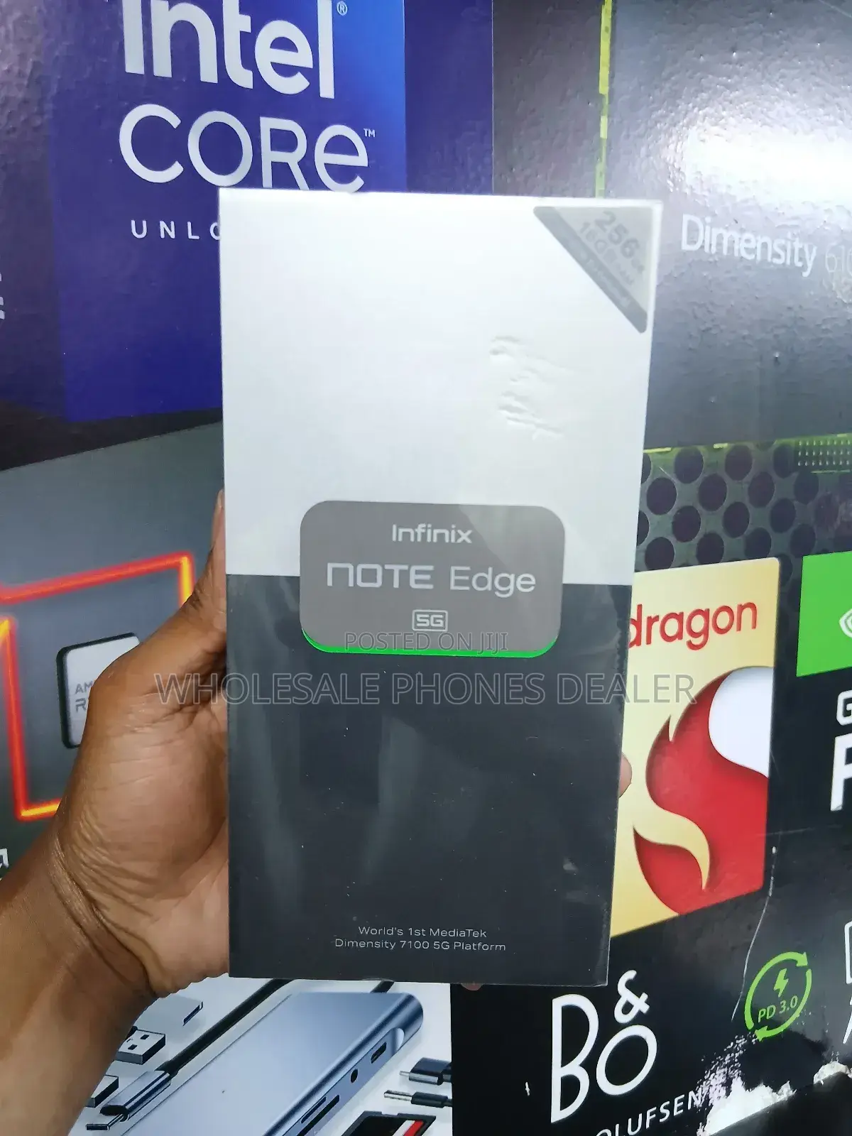 New Infinix Note Edge 256 GB Silver