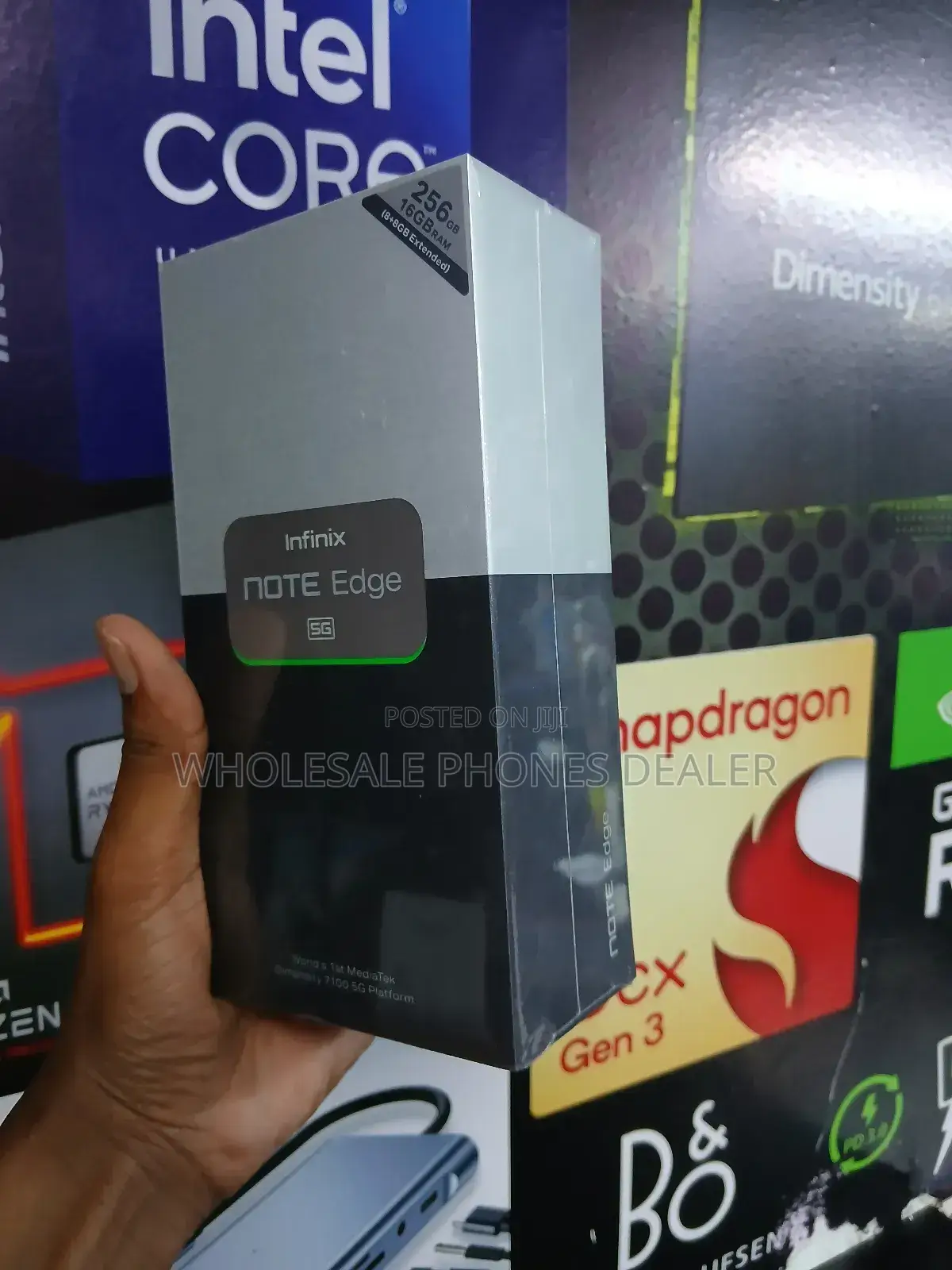 New Infinix Note Edge 256 GB Silver
