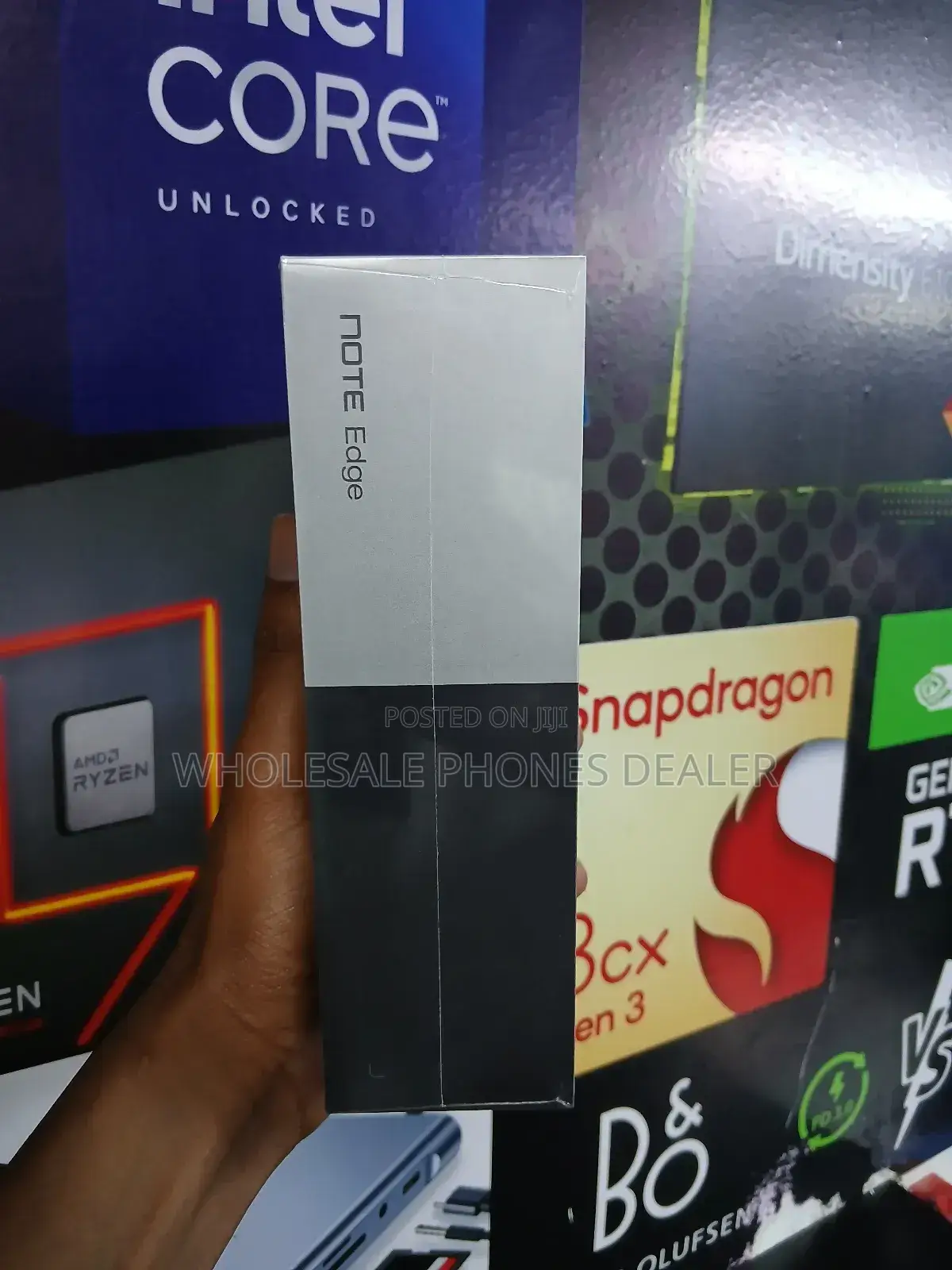 New Infinix Note Edge 256 GB Silver