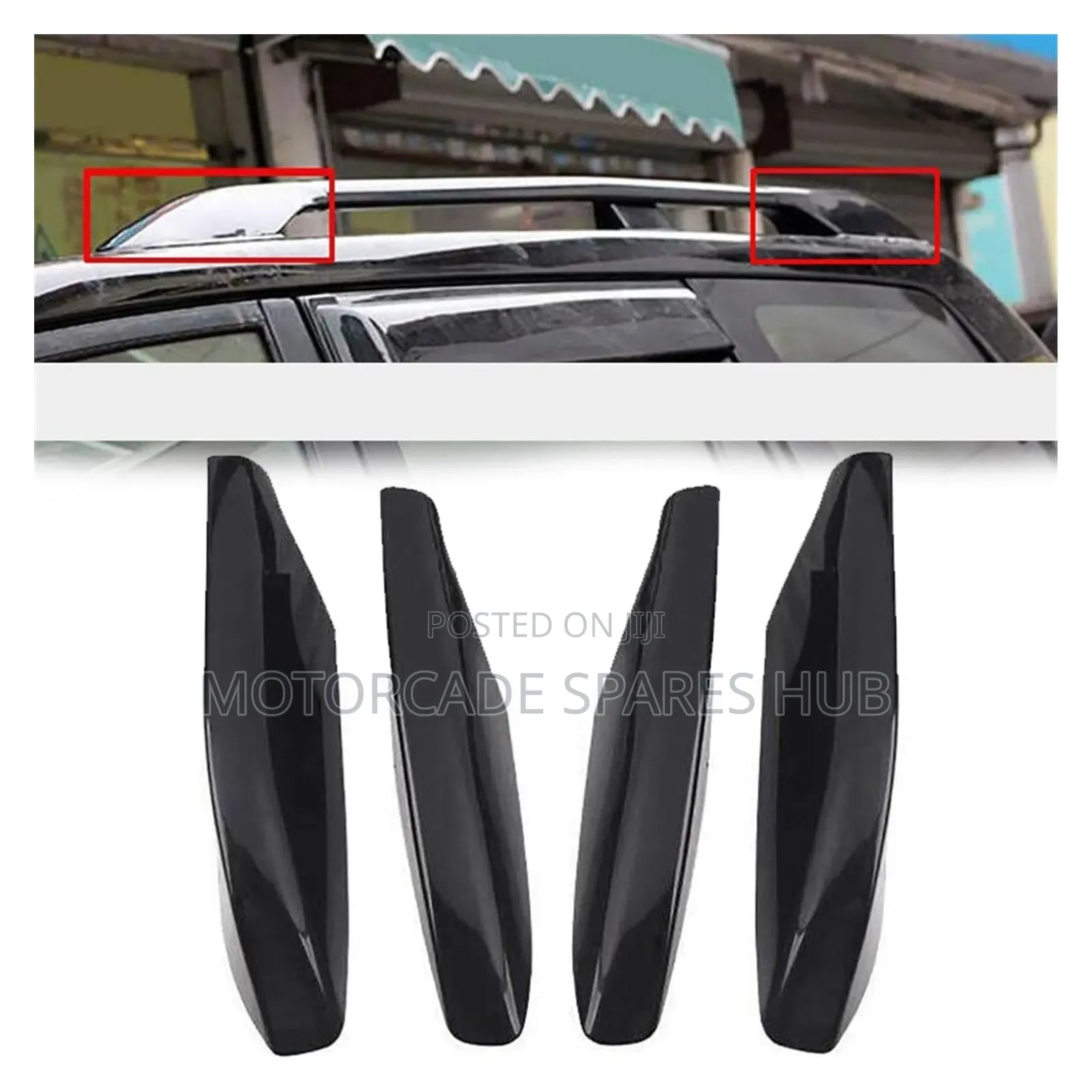 Toyota Landcruiser Prado J120 2003-2009 Roof Rack Covers