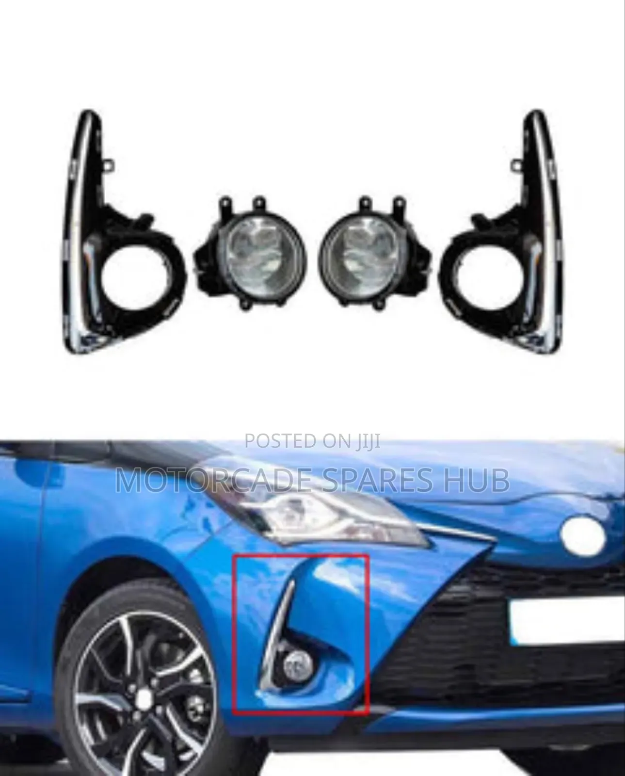 Toyota Vitz 2018 Fog Lights Set