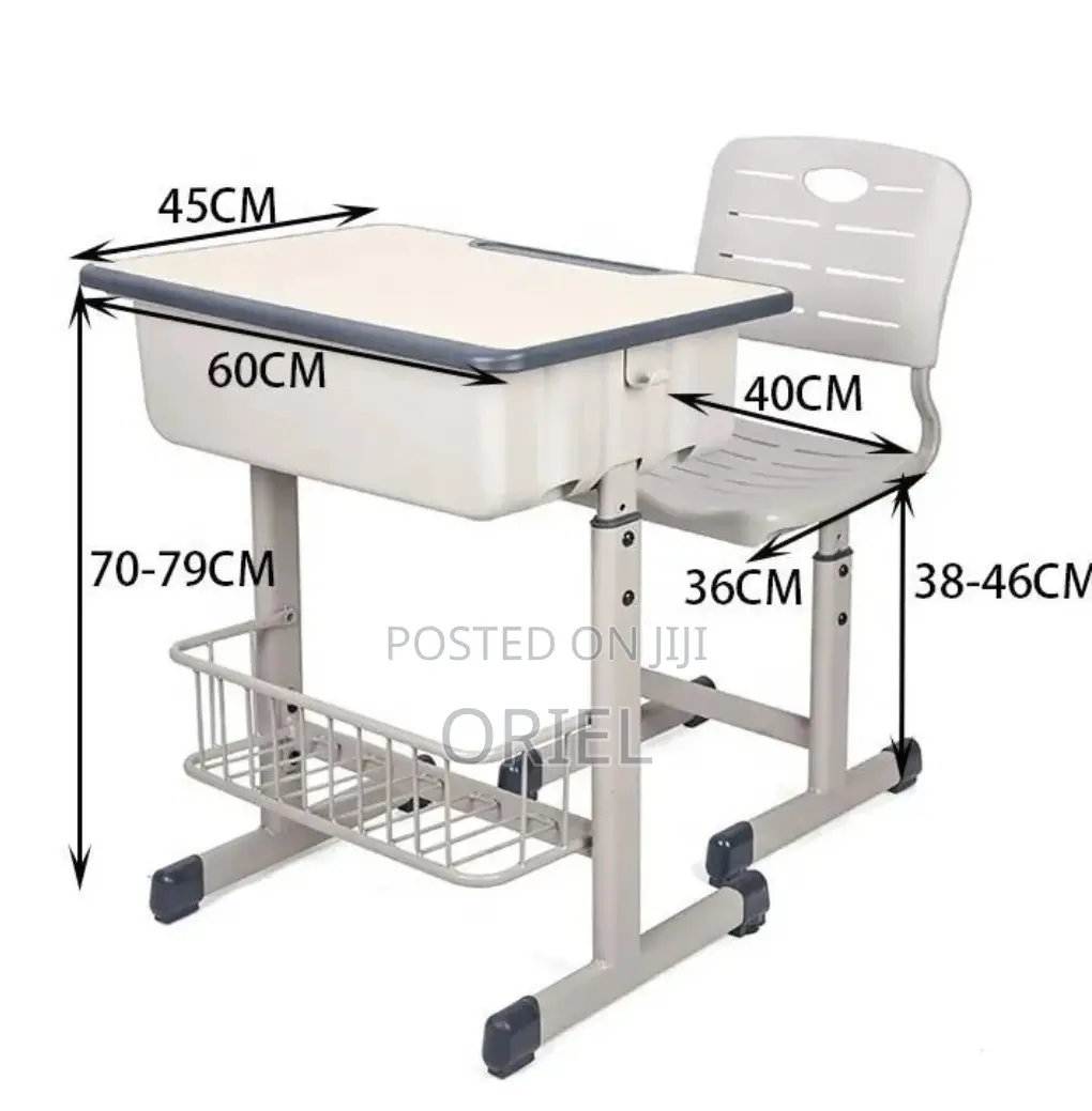 Kids Furniture; Kids Learning Desk With Matching Chair – Study Play