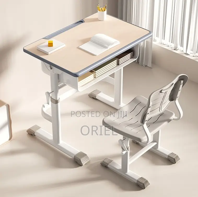 Kids Furniture; Kids Learning Desk With Matching Chair – Study Play