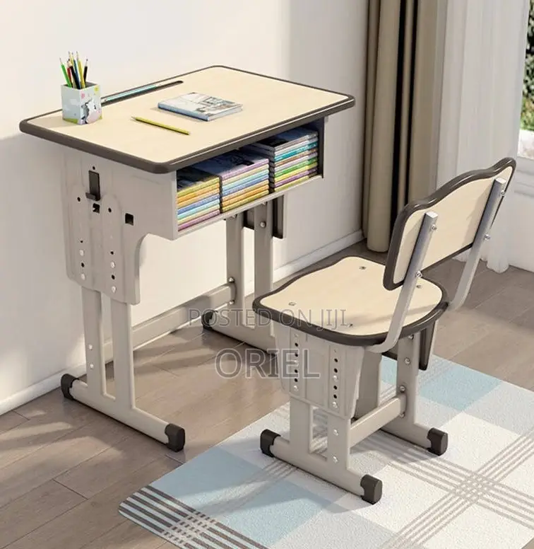 Kids Furniture; Kids Learning Desk With Matching Chair – Study Play