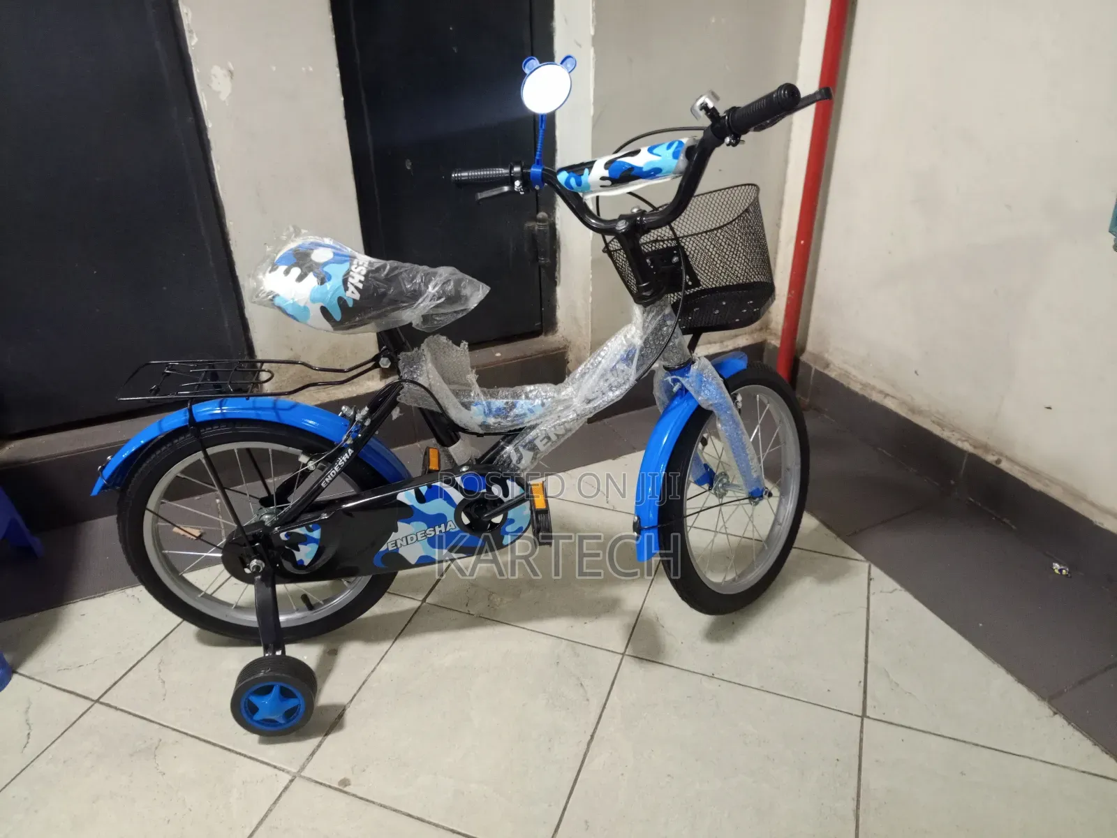 Endesha Size 16 Children’S Bicycle With Rear Carrier Chain Guard