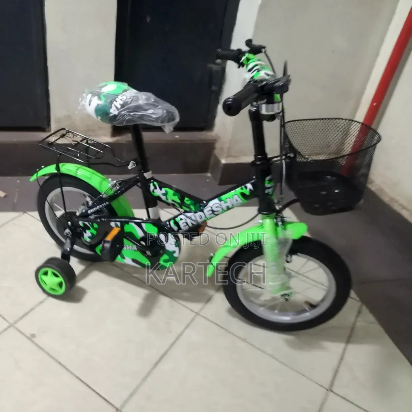 Endesha Children’S Bicycle With Rear Carrier Size 12