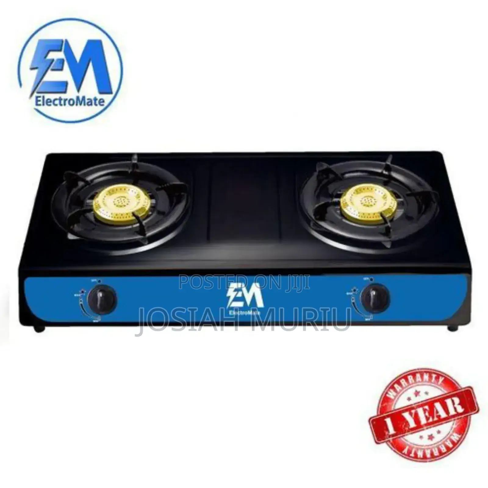 Electromate Stainless Double Burner Cooker