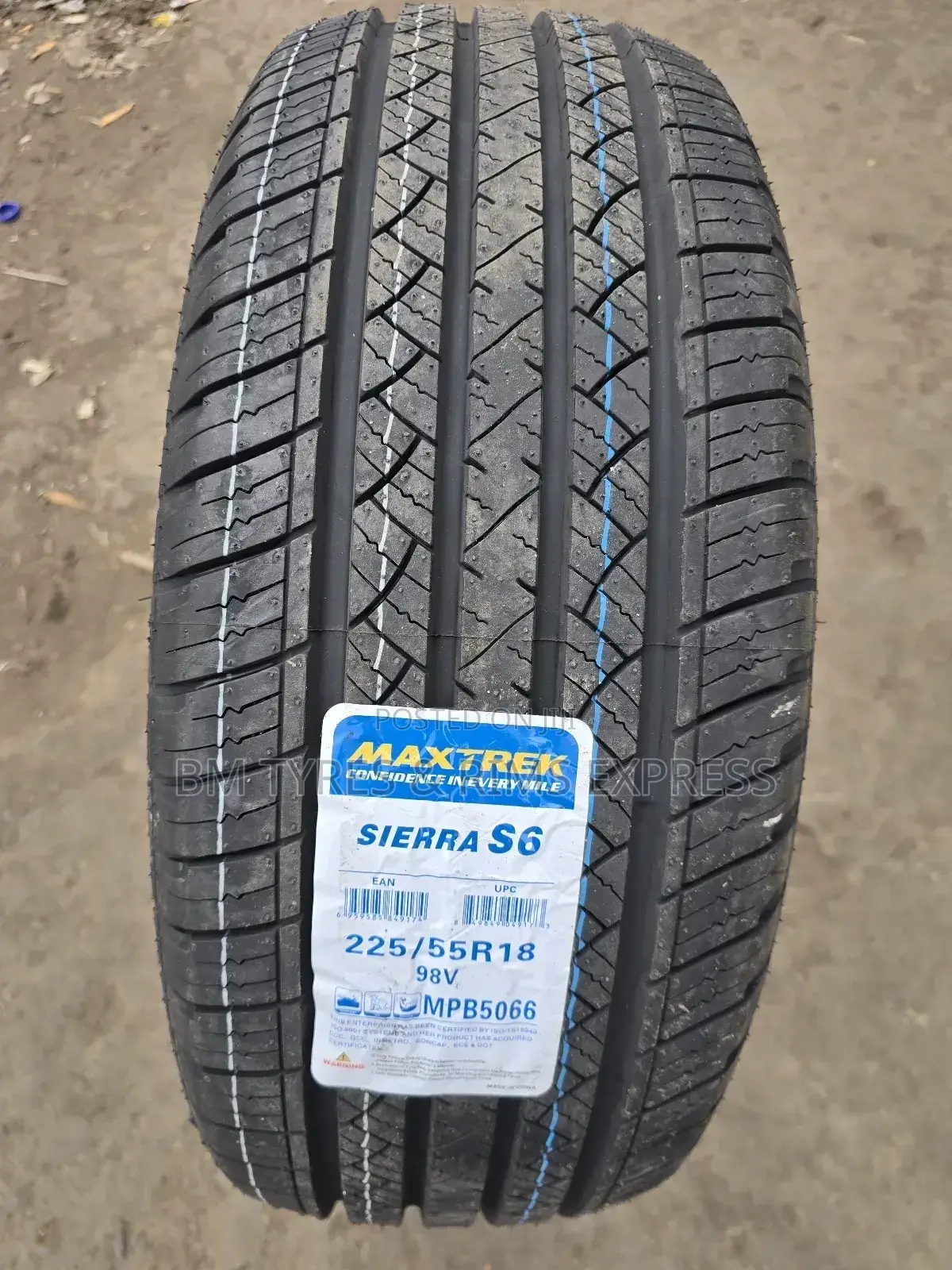 225 /55 R18 Maxtrek Tyres (Sierra S6)
