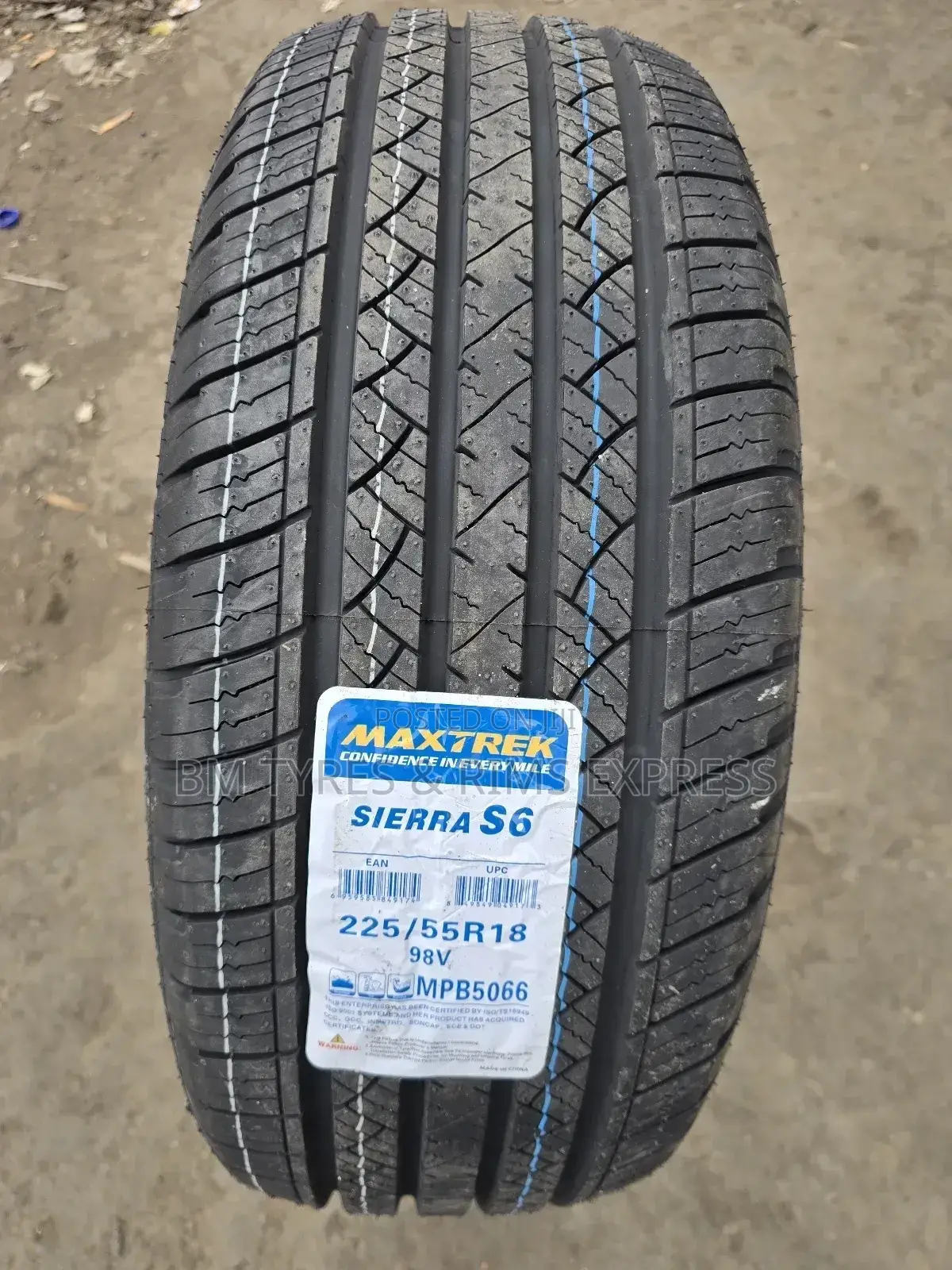 225 /55 R18 Maxtrek Tyres (Sierra S6)
