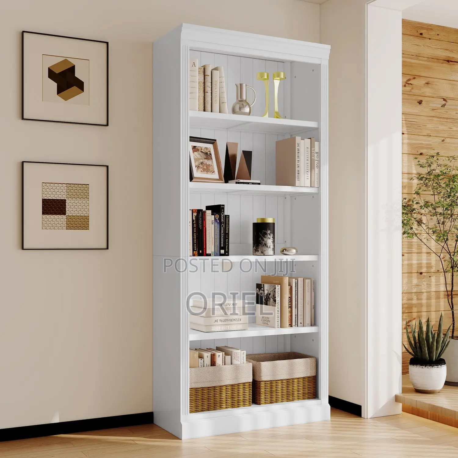 Office Cabinet : 5-Tier Open Display Cabinet