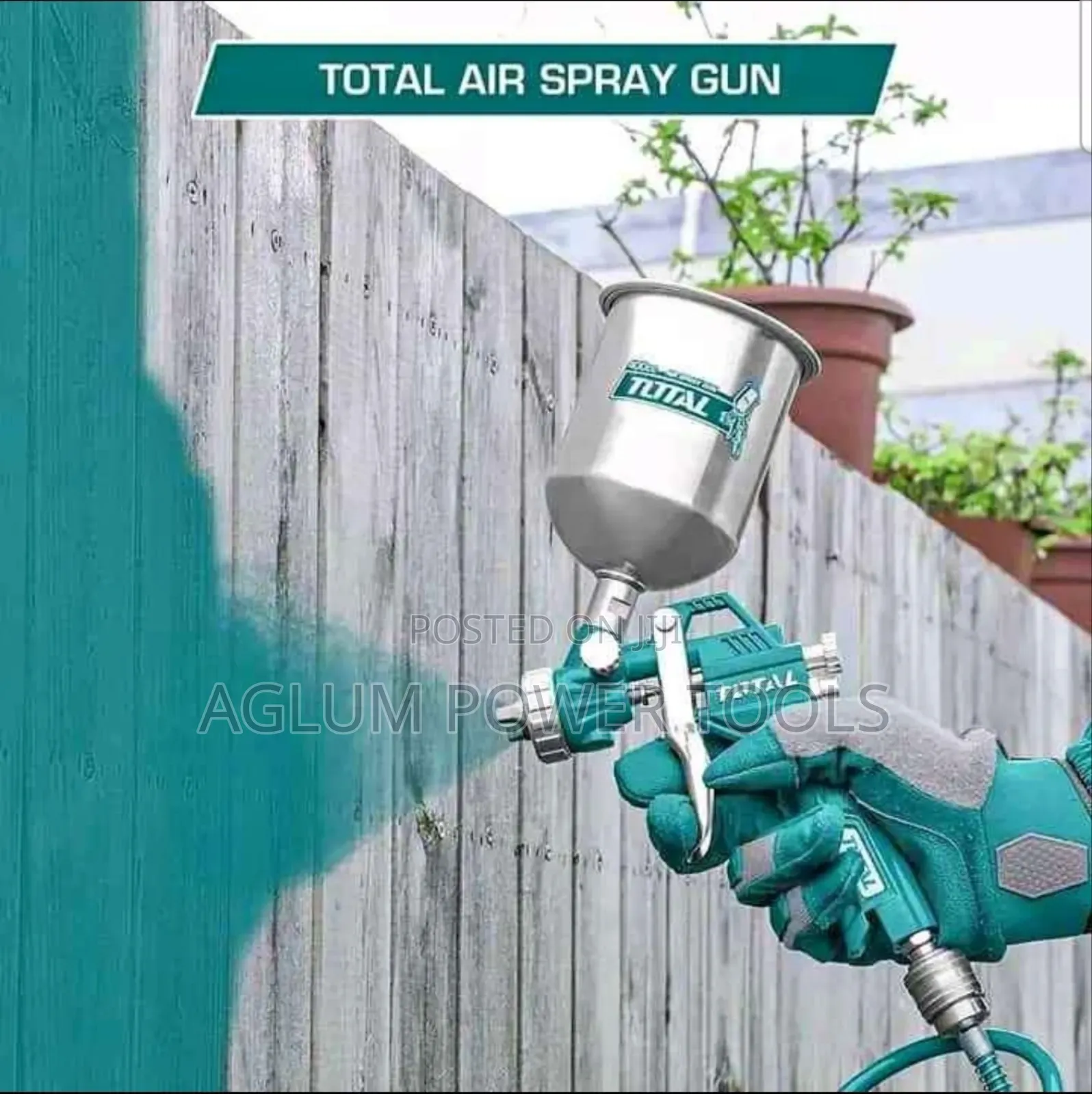 Total Air Spray Gun 400cc 1.4mm Nozzle