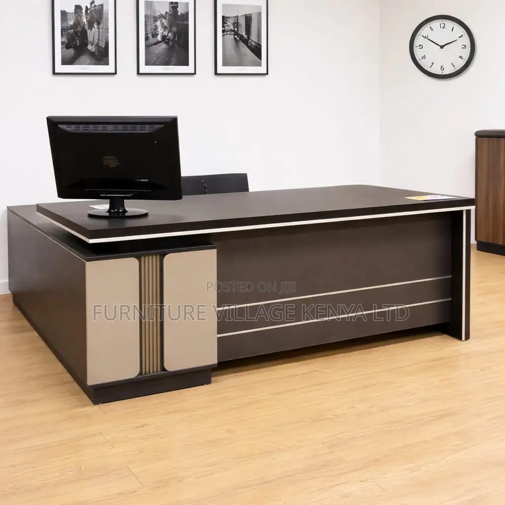 Office Desks| 1.6 Meters L-shaped Executive Table