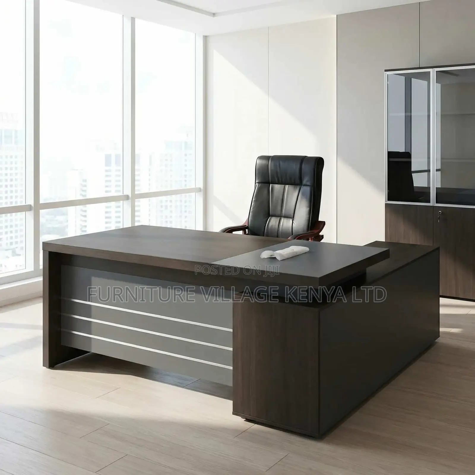 Office Desks| 1.6 Meters L-shaped Executive Table
