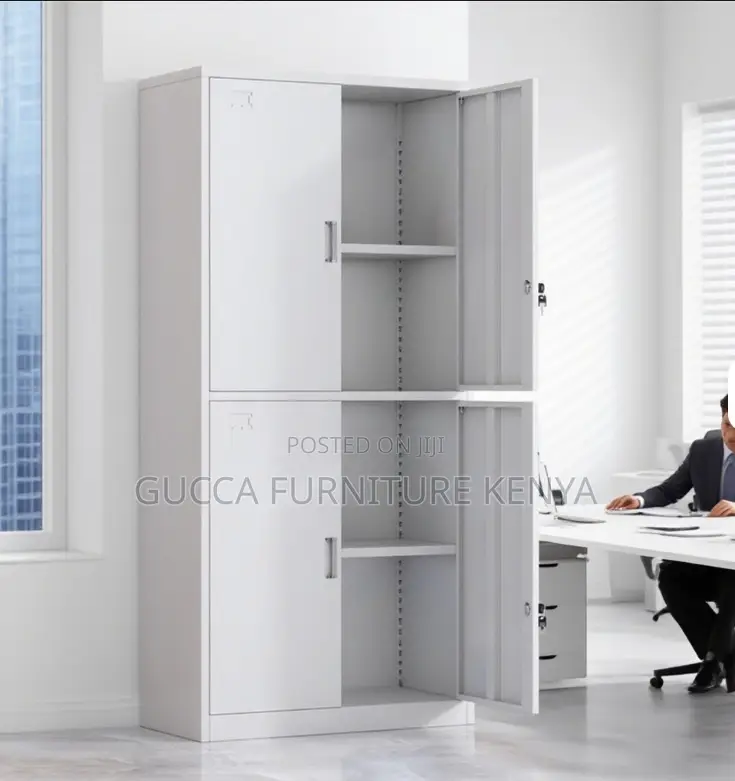 4-door Metallic Office Filing Cabinet