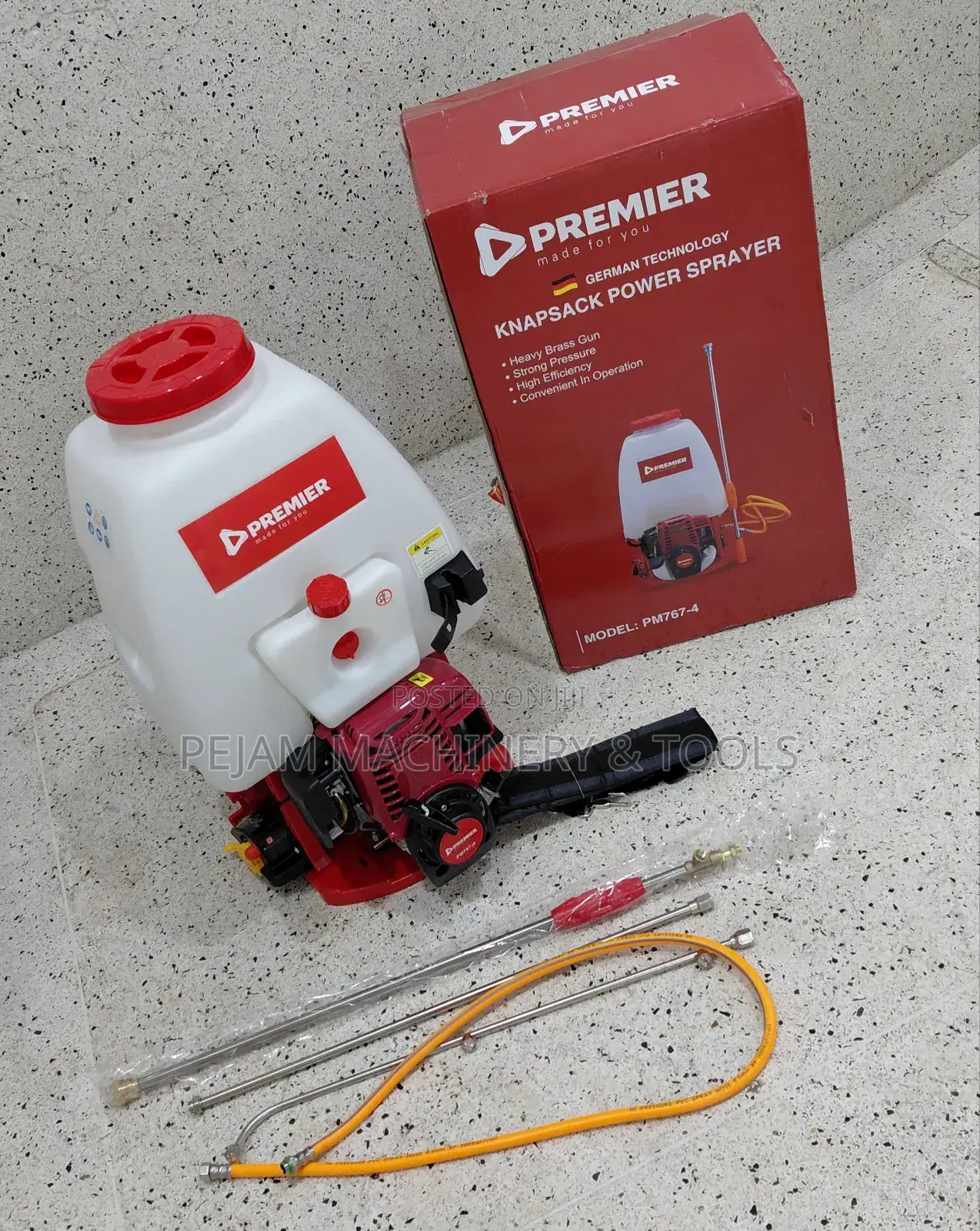 Premier Knapsack 25l Petrol Power Sprayer