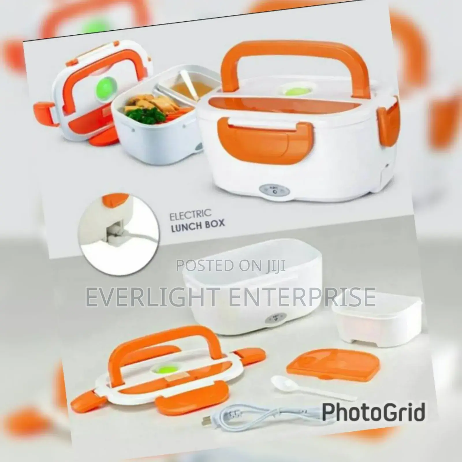 Electric Lunch Box With Plastic Liner