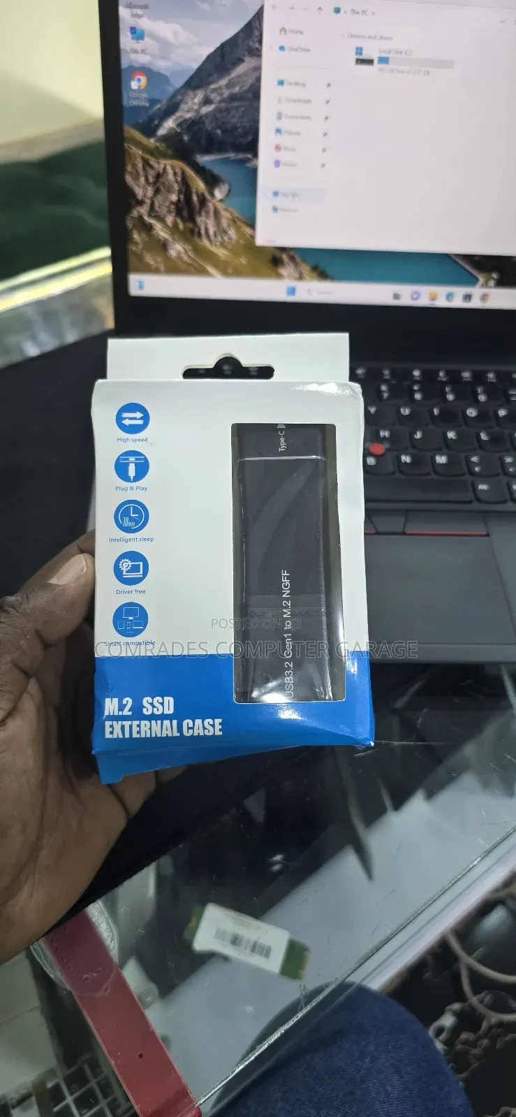Usb3.1 Type C to M.2 NGFF SSD Enclosure.