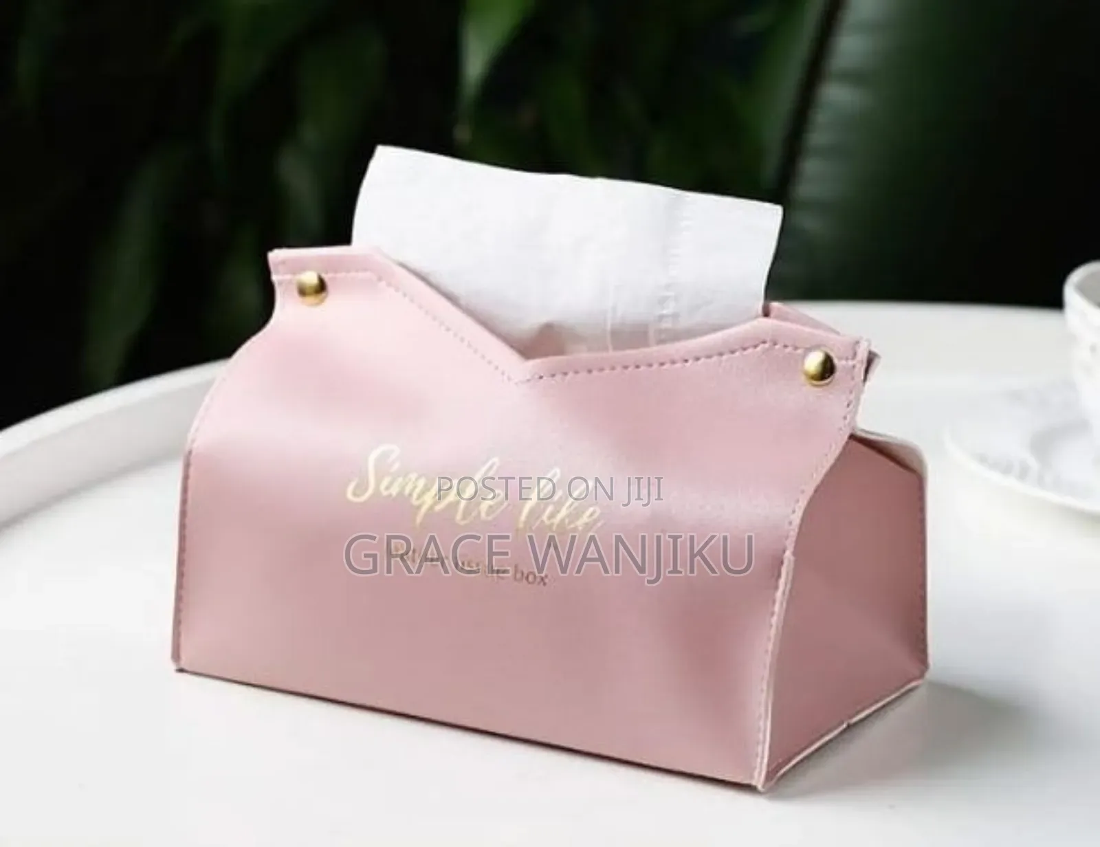 Simple Life Leather Serviette Holder