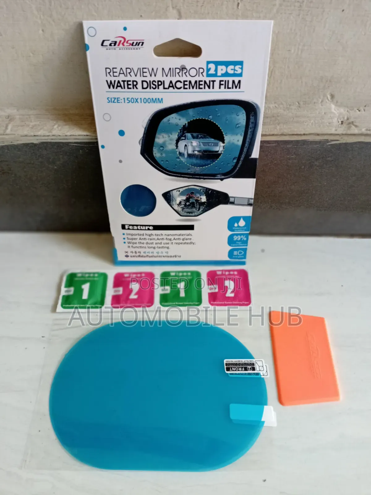Water Displacement Anti-Fog Film