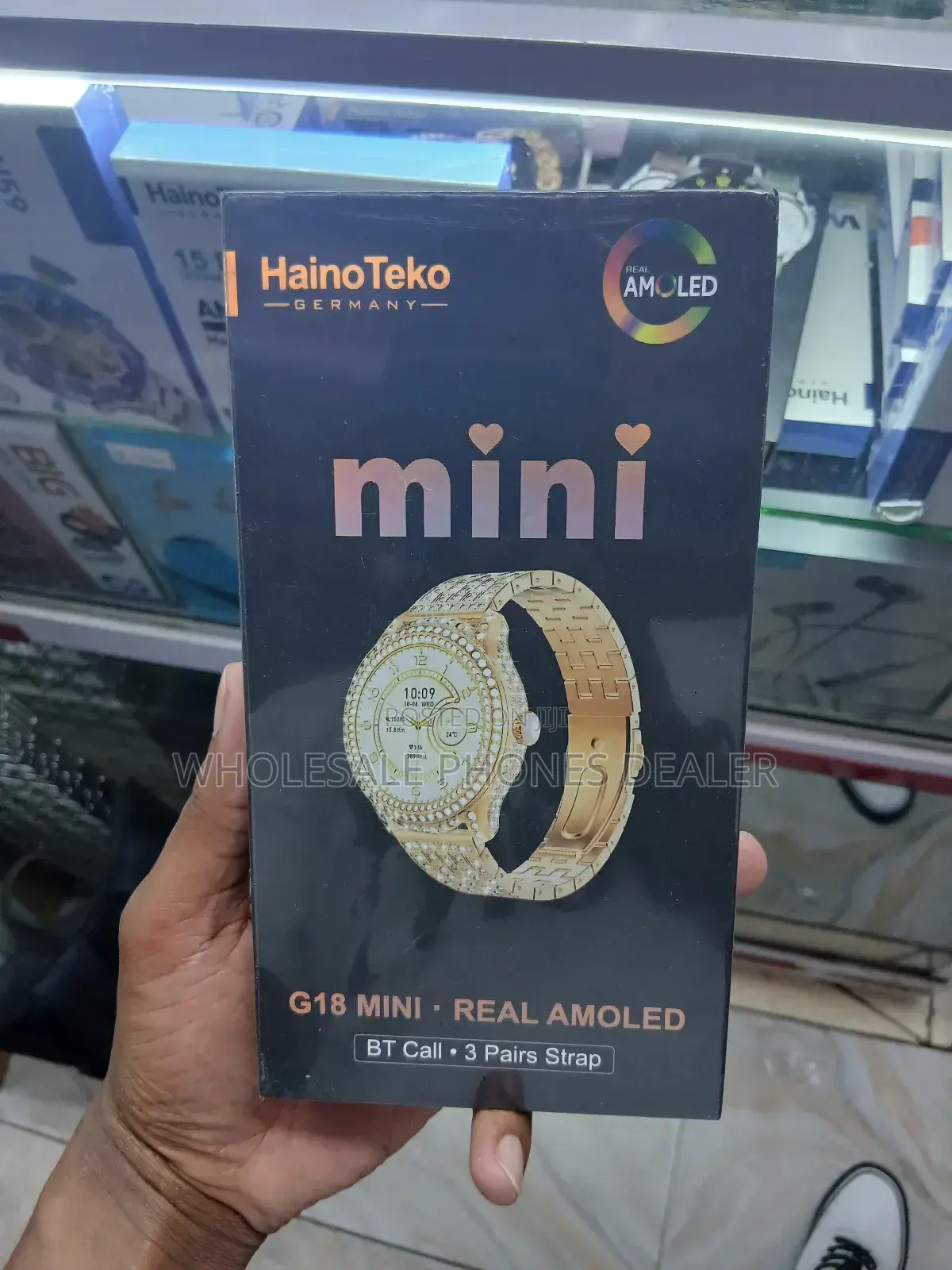 Hainoteko G18 Mini Real Amoled Smartwatch
