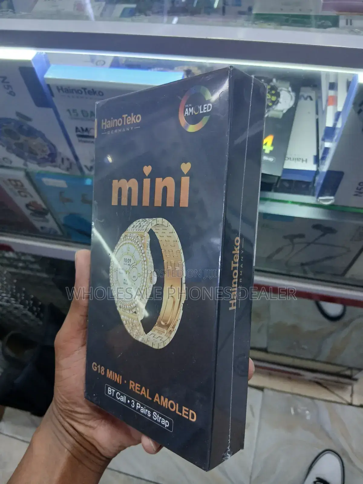 Hainoteko G18 Mini Real Amoled Smartwatch