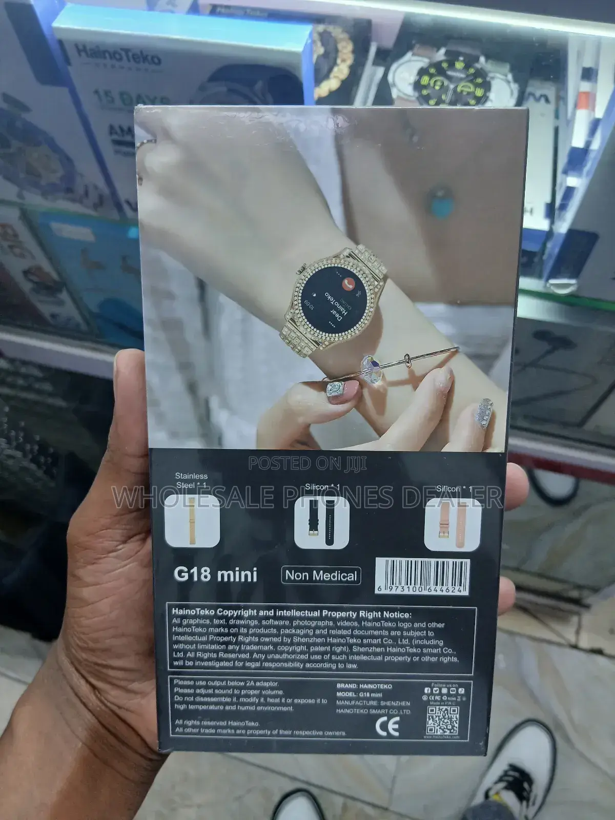 Hainoteko G18 Mini Real Amoled Smartwatch