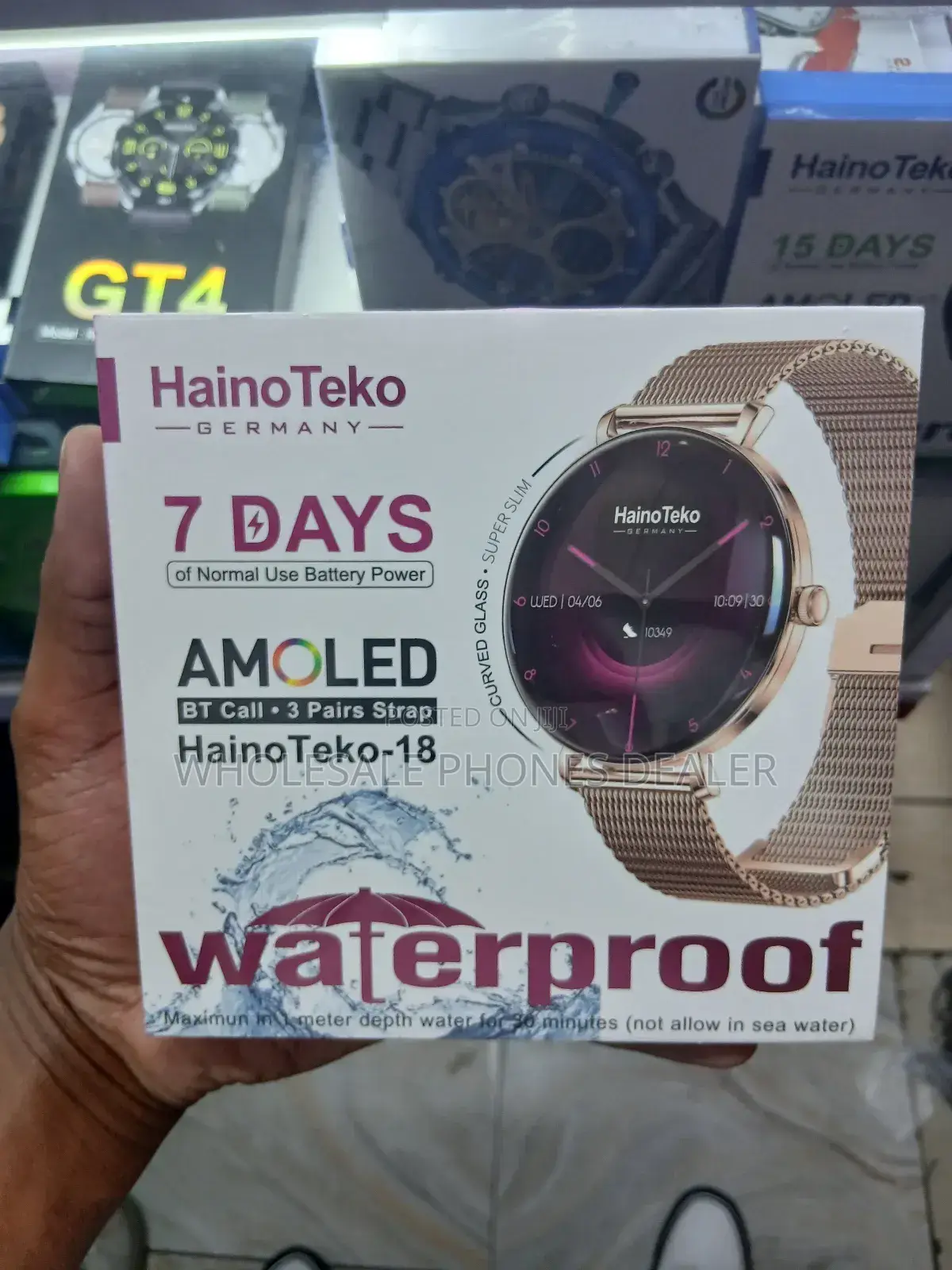 Haino Teko - 18, Amoled Screen, Bluetooth Calling Smartwatch