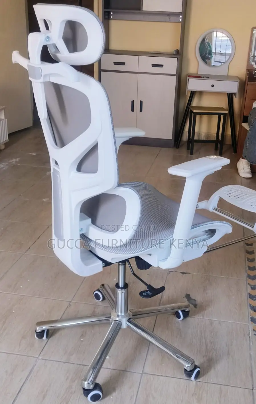 Orthopedic Office Chair With Footrest