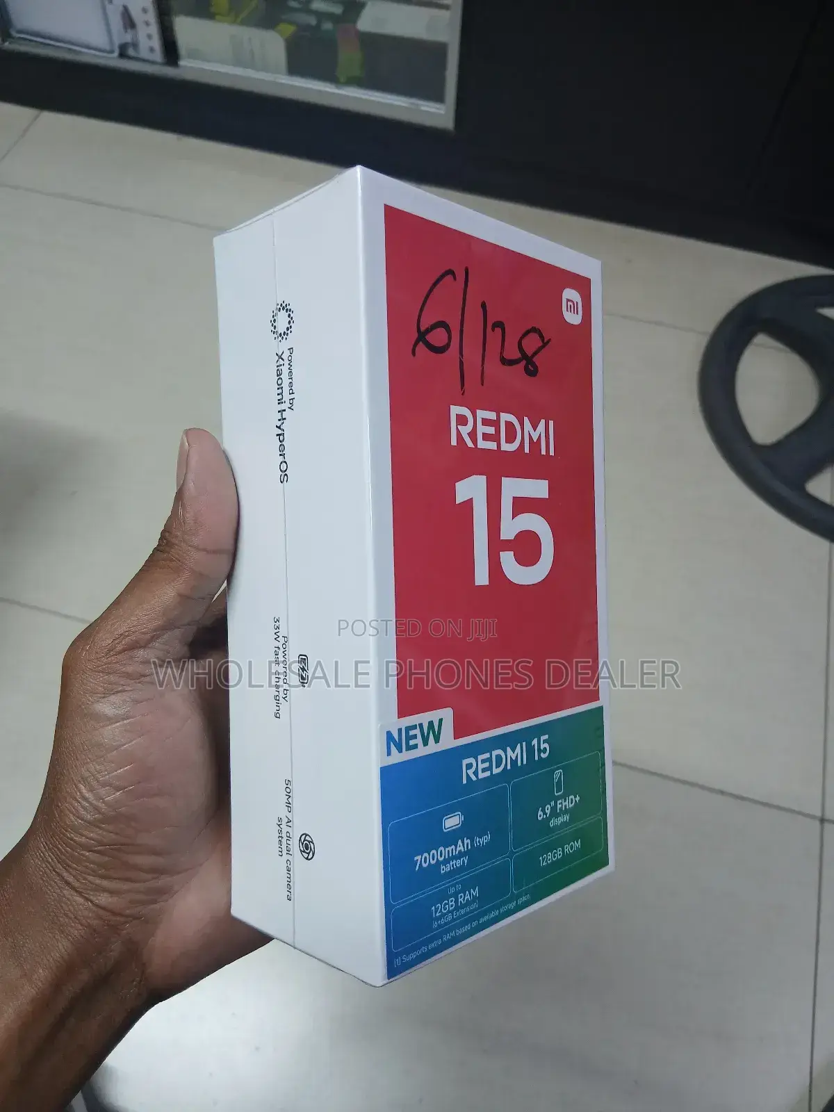 New Xiaomi Redmi 15 128 GB Black