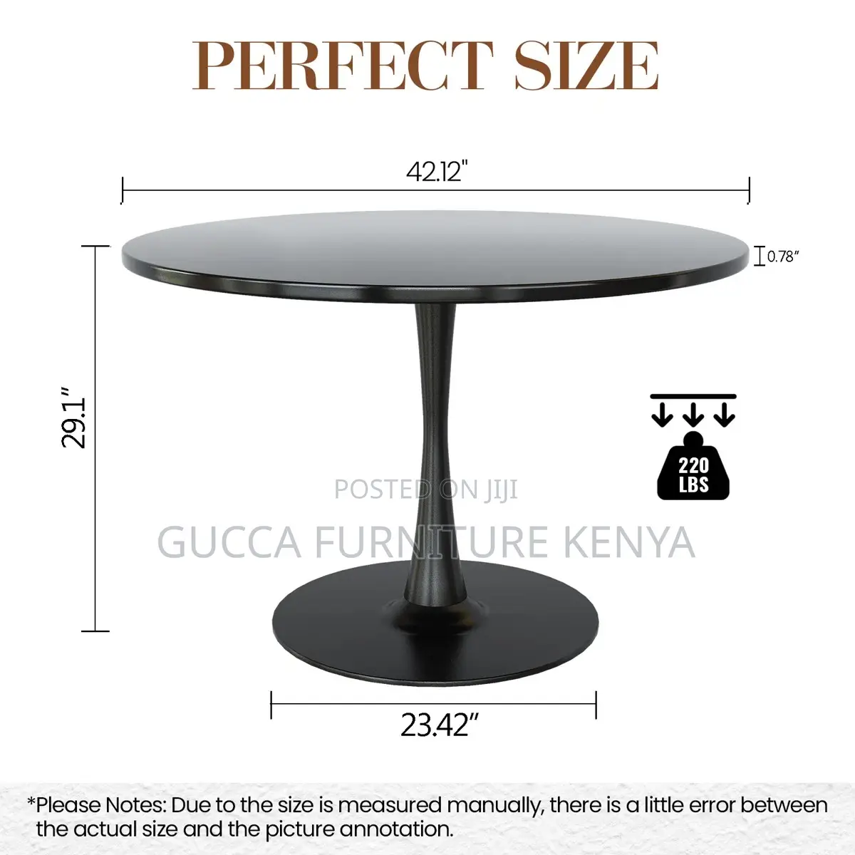 Marble Round Home Office Dining Table
