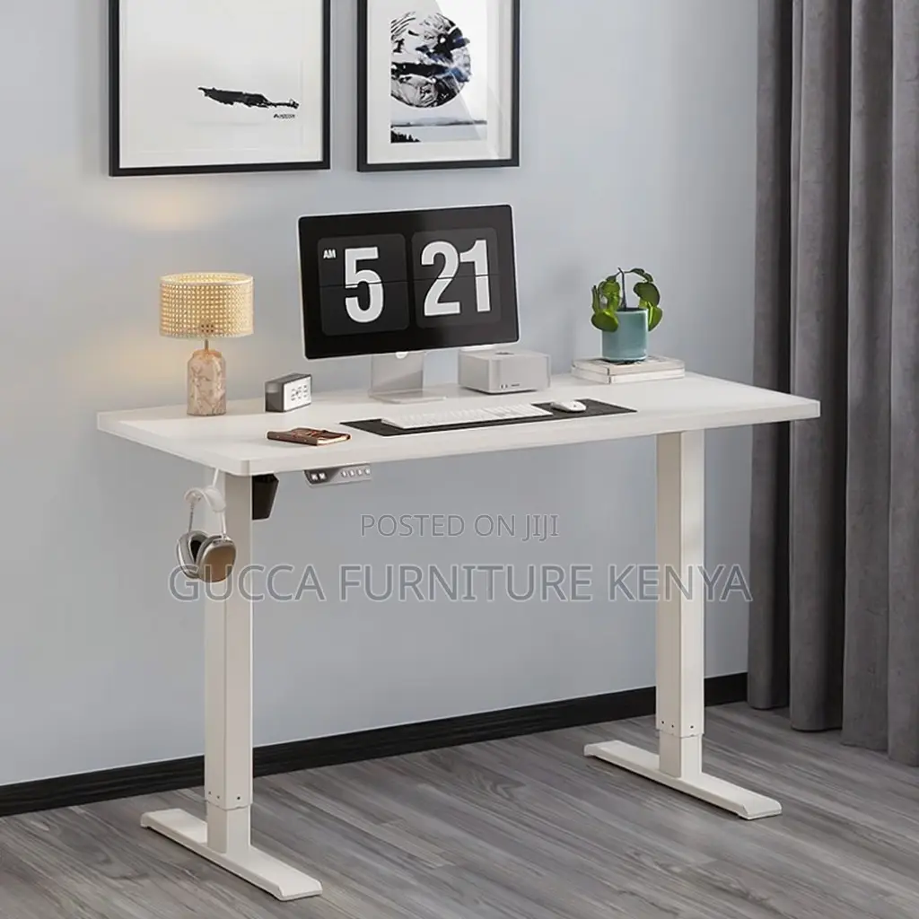 Modern Height Adjustable Electric Study Desk