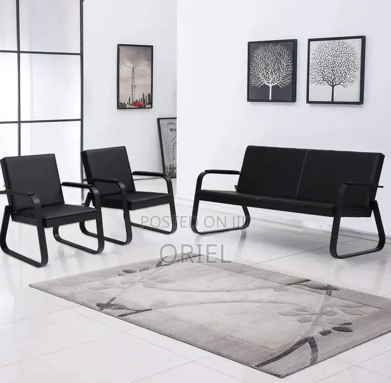 Office Sofas; Kinbor Premium Executive 5-Seater Leather Office Sofa