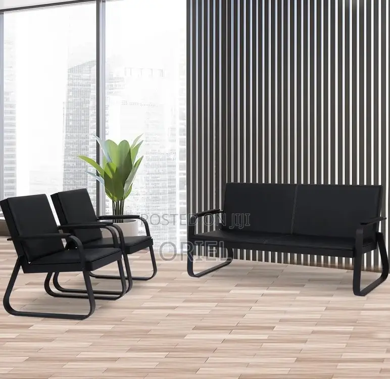 Office Sofas; Kinbor Premium Executive 5-Seater Leather Office Sofa