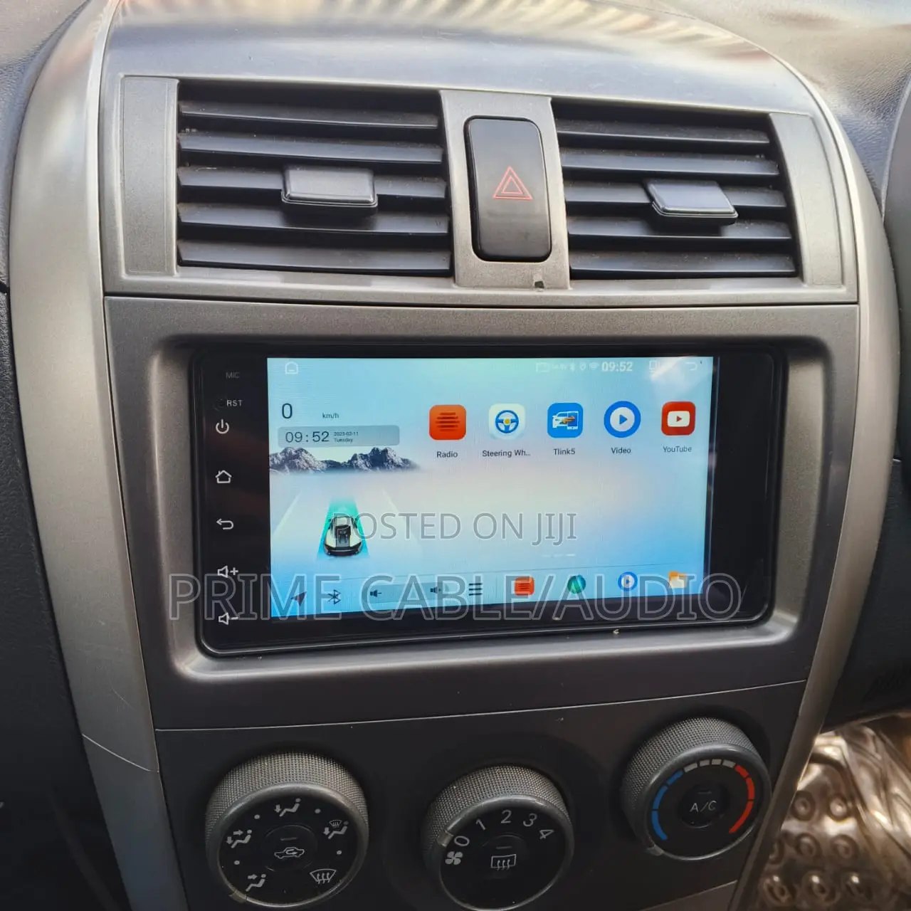 Toyota Fielder/Axio 2008-2012 Fitted With 8 Inch Android Screen