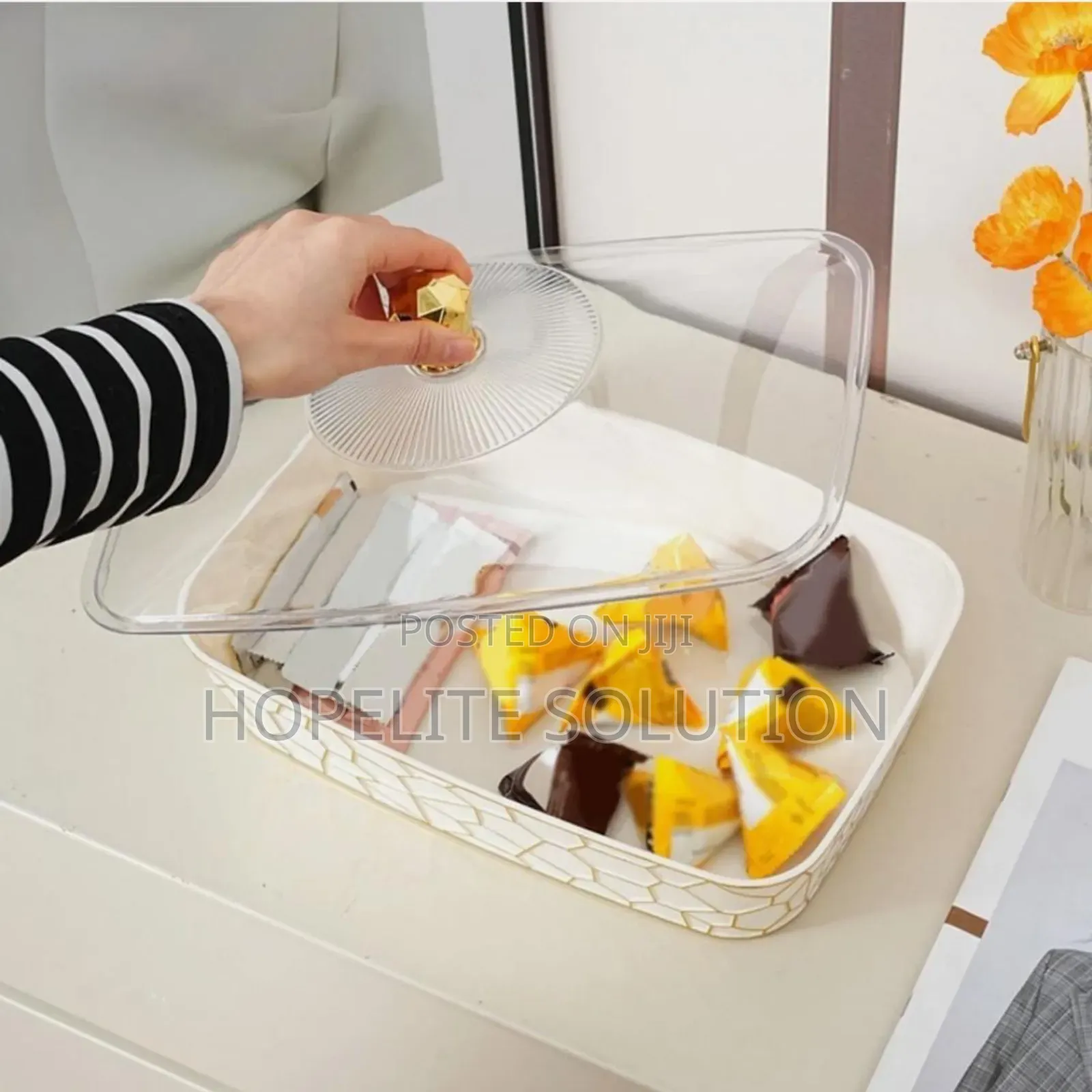Transparent Fruit Serving Tray