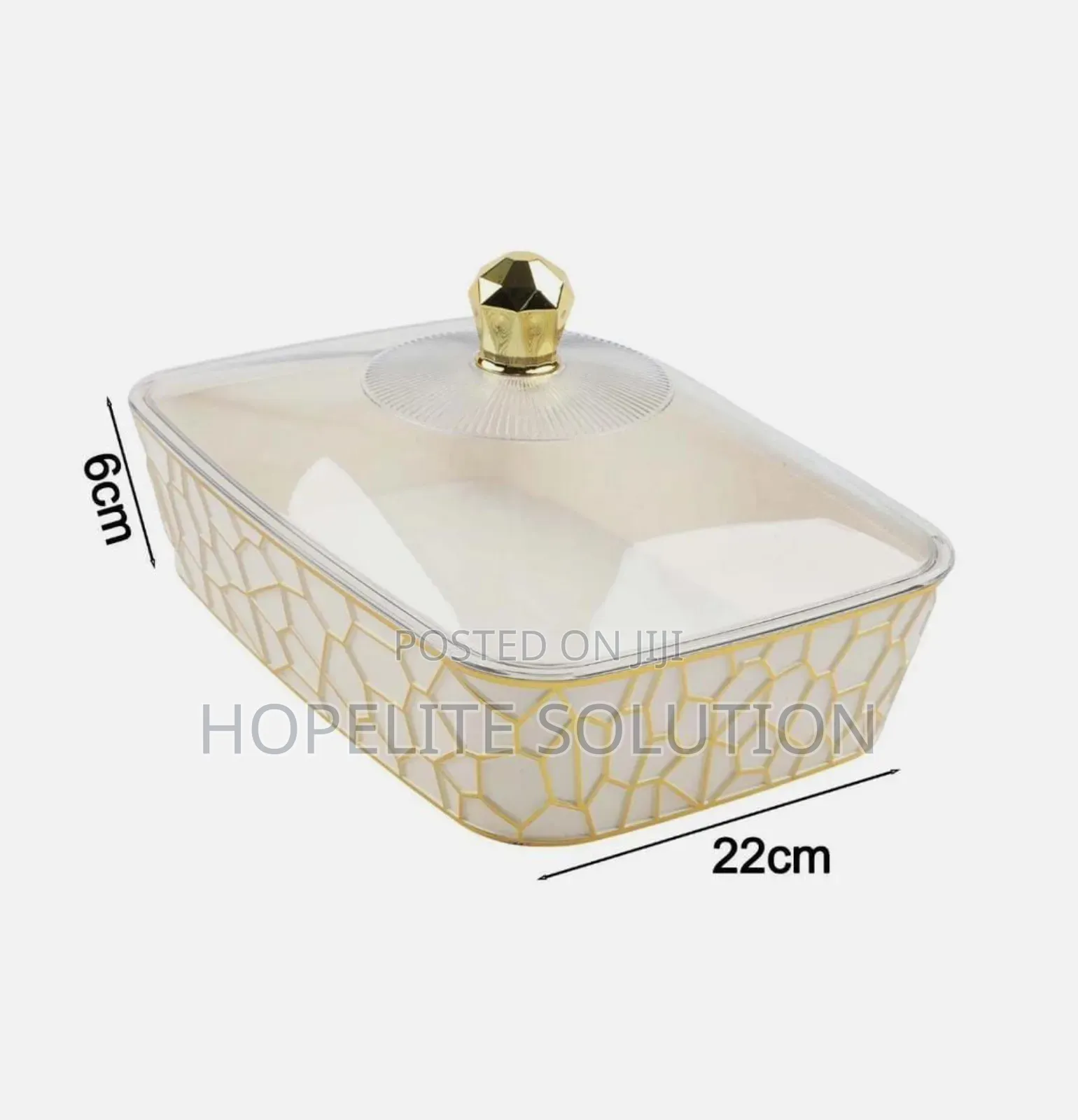 Transparent Fruit Serving Tray