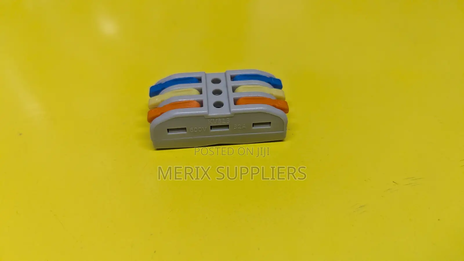 Pack of 5 Wago Style 3 Way Lever Wire Connector 32a