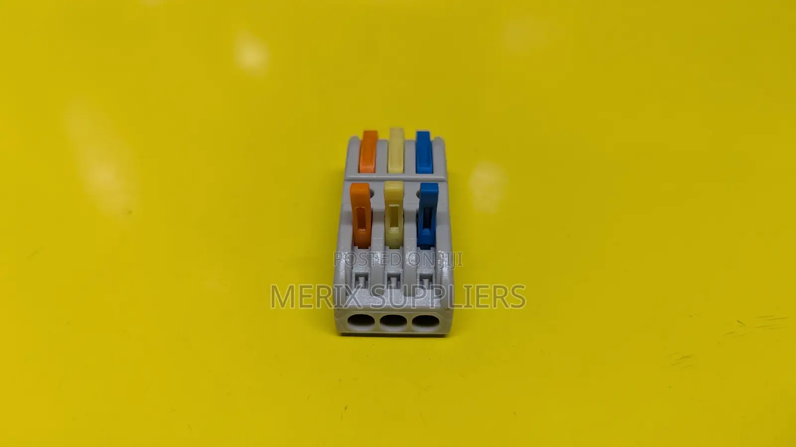Pack of 5 Wago Style 3 Way Lever Wire Connector 32a