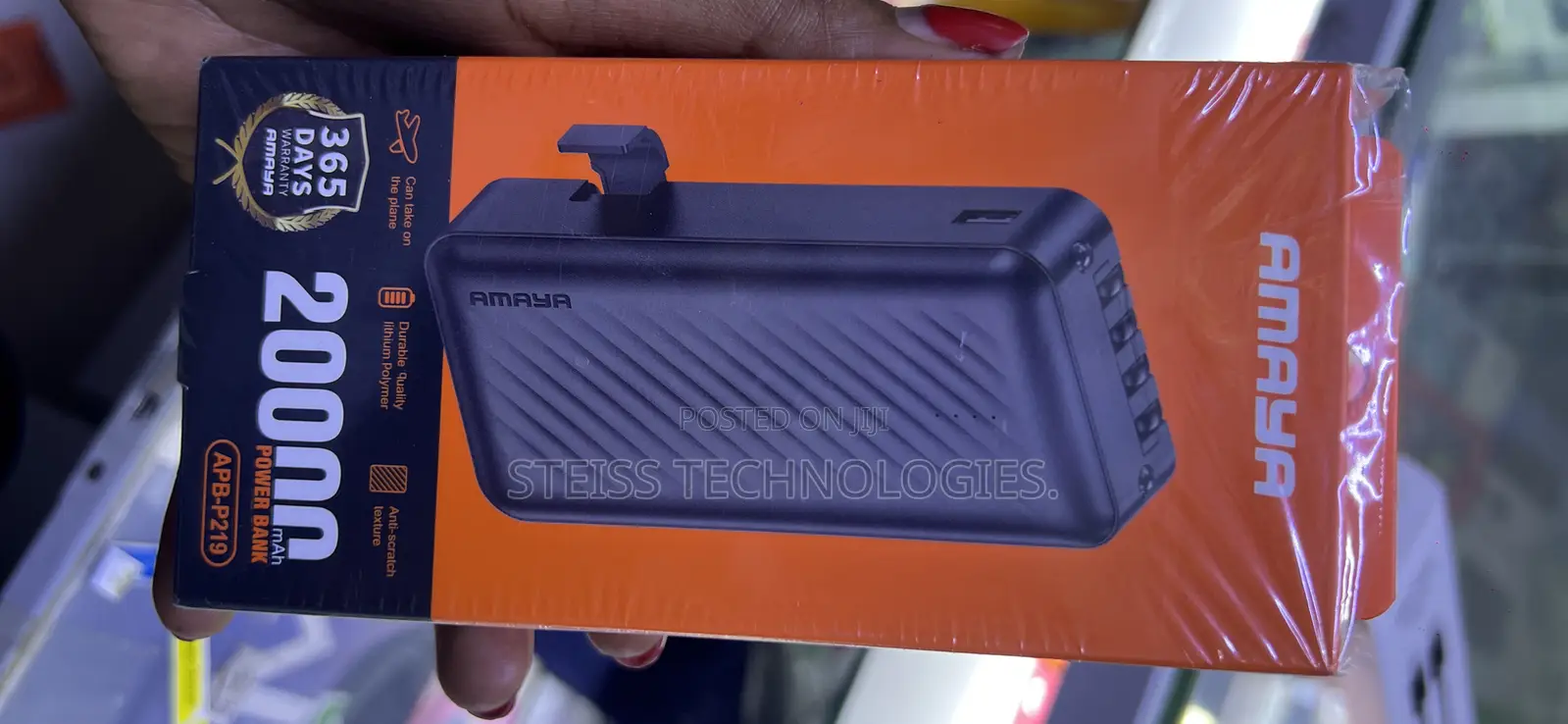 20000mah Cabled Amaya Powerbank.