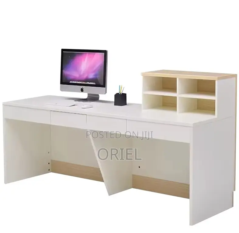 Reception Tables; Ergonomic 2.4m Office Reception Desk Design