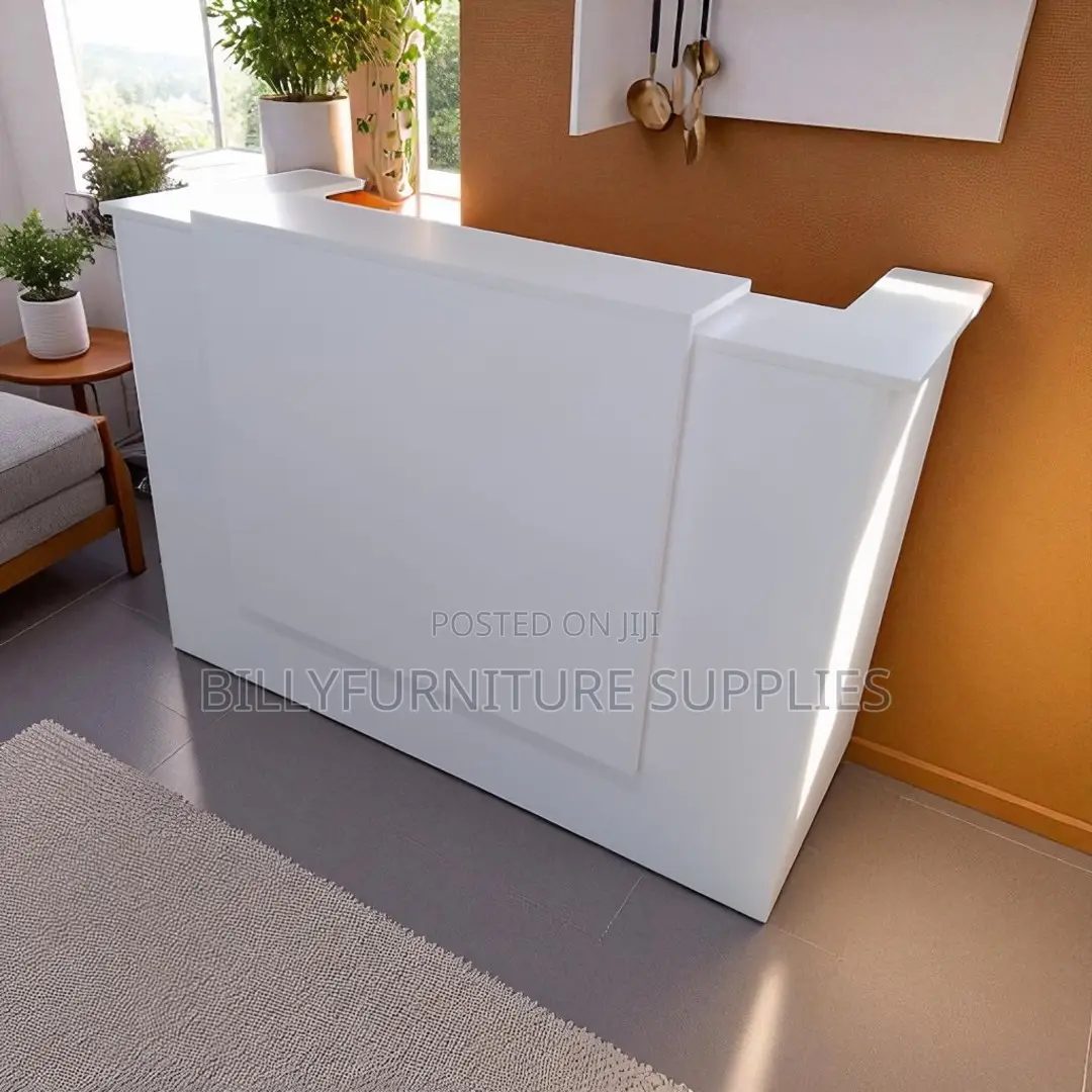 White Reception Desk